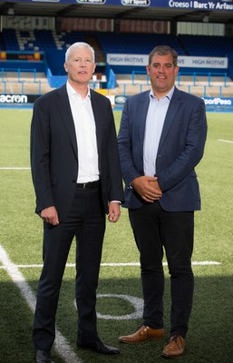 010819 - New Cardiff Blues Directors - Andrew Williams with Cardiff Blues Chief Executive Richard Holland