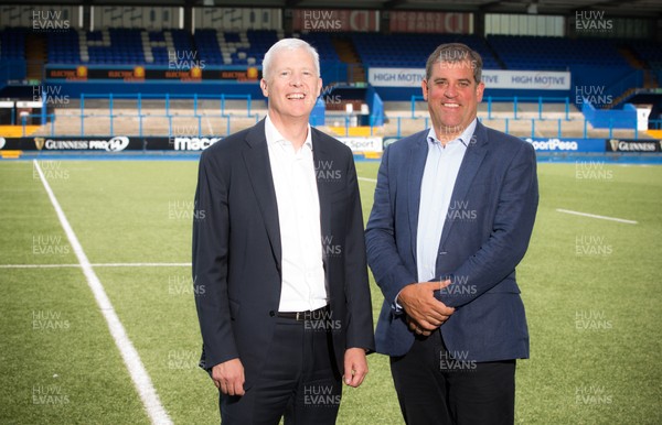 010819 - New Cardiff Blues Directors - Andrew Williams with Cardiff Blues Chief Executive Richard Holland