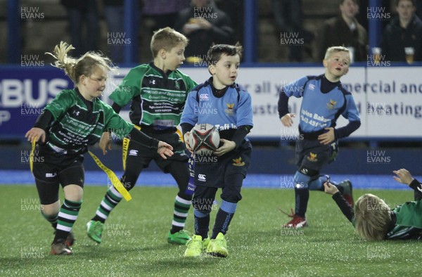 180316 - Cardiff Blues v Munster Rugby - GuinnessPro12 -Half time Under 8 Tag at The Cardiff Blues