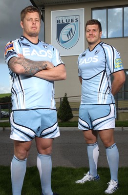 06.10.11 -  New Cardiff Blues Signings -  Blues new signings Ryan Turrell (left) and Jamie Corsi 