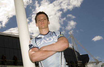 110712 - Cardiff Blues New Signings -Cardiff Blues new signing Rob Lewis