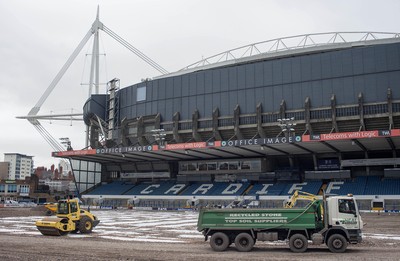 Cardiff Blues Pitch Removal 030713