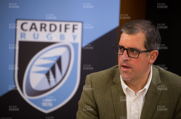 010321 - Cardiff Blues Re-naming Announcement - Cardiff Blues Chief Executive Richard Holland at the announcement the Cardiff Blues will become Cardiff Rugby at the start of the 2021-22 season