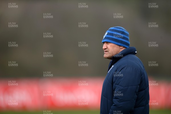 310315 - Cardiff Blues Rugby Training -Dale McIntosh during training