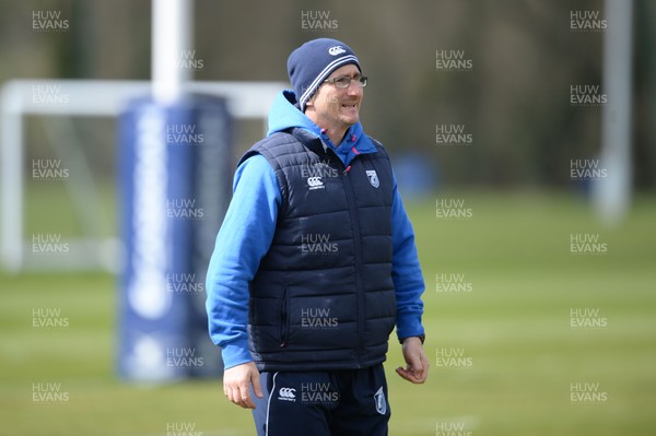 310315 - Cardiff Blues Rugby Training -Paul John during training