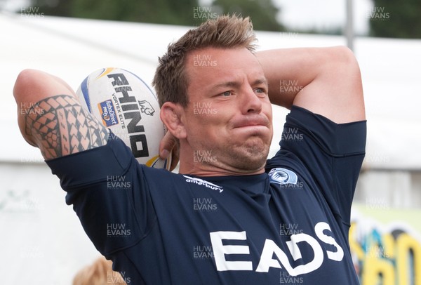 240713 - Cardiff Blues training session at The Royal Welsh Show