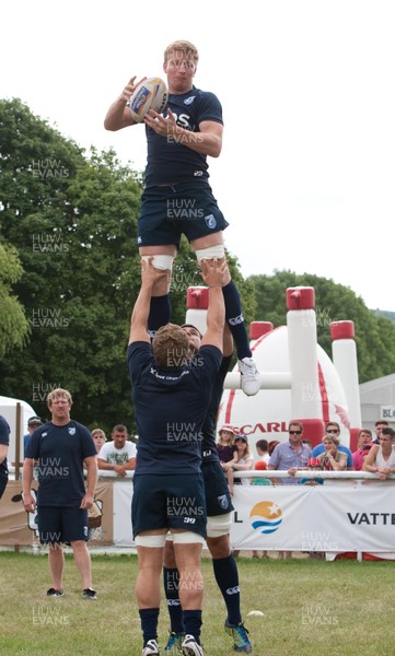 240713 - Cardiff Blues training session at The Royal Welsh Show