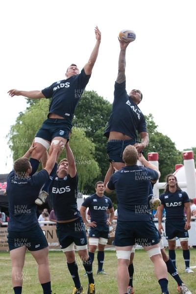 240713 - Cardiff Blues training session at The Royal Welsh Show