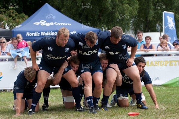 240713 - Cardiff Blues training session at The Royal Welsh Show