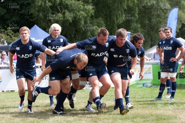 240713 - Cardiff Blues training session at The Royal Welsh Show