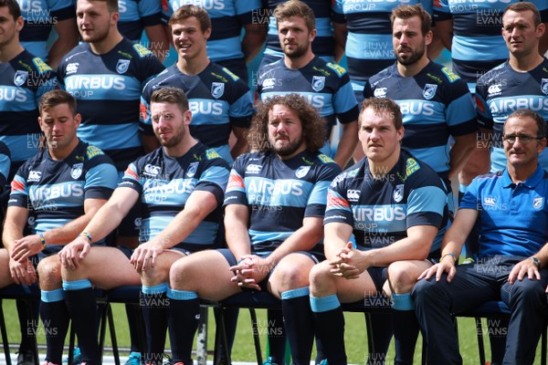 190814 - Cardiff Blues Photocall - Adam Jones signs for the Cardiff Blues