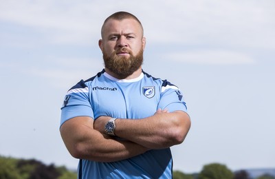 030718 - Cardiff Blues - Picture shows Blues new signing Dmitri Arhip