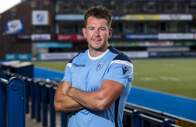 030718 - Cardiff Blues - Picture shows Blues new signing Jason Harries