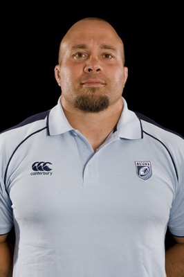 09.07.10 - Cardiff Blues Rugby Squad 2010 - Dan Baugh (Conditioning Coach). 