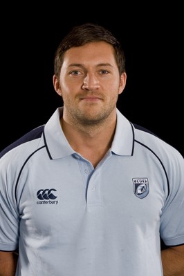 09.07.10 - Cardiff Blues Rugby Squad 2010 - Rhodri Manning (Performance Analyst). 