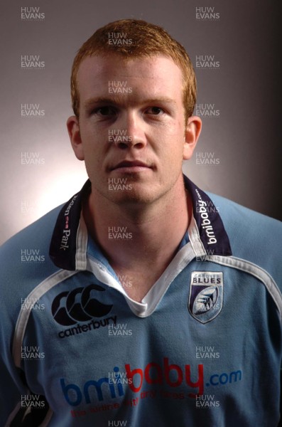 24.08.06 - Library Pic - Cardiff Blues Squad 2006/7 - James Goode 