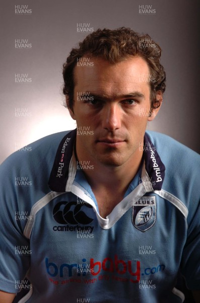 24.08.06 - Library Pic - Cardiff Blues Squad 2006/7 - Robert Sidoli 