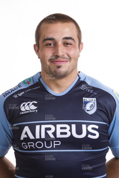 030815 - Cardiff Blues Squad Portraits - Liam Belcher