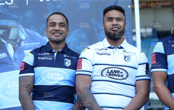 140718 - Cardiff Blues Summeriest at The Arms Park - Rey Lee-Lo, Willis Halaholo