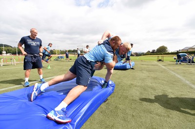 100718 - Cardiff Blues Preseason Training - Dimitri Arhip and Kieran Assirratti