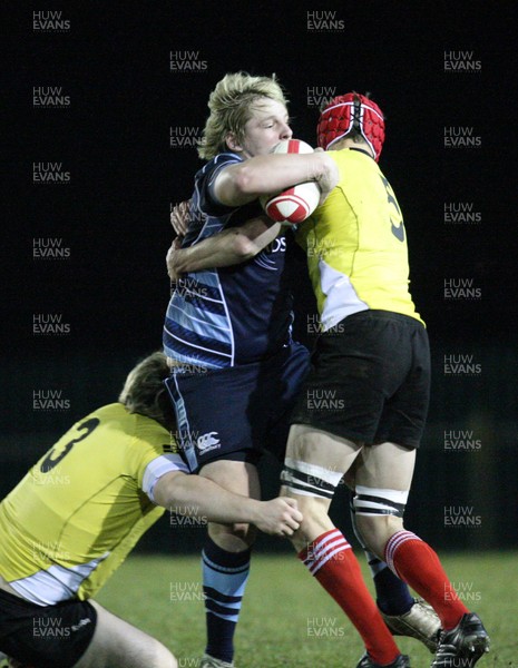 17.03.11... Cardiff Blues U17 v Welsh Schools U16, Abercynon -  Action from the match 