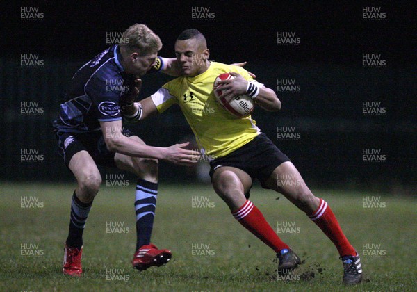 17.03.11... Cardiff Blues U17 v Welsh Schools U16, Abercynon -  Action from the match 