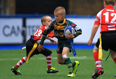 230815 - Cardiff Blues Under 8s Tag Festival - Beddau take on Brecon in semi Final one