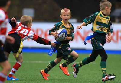 230815 - Cardiff Blues Under 8s Tag Festival - Beddau take on Brecon in semi Final one