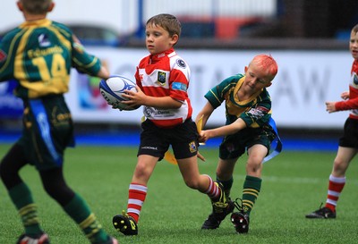 230815 - Cardiff Blues Under 8s Tag Festival - Beddau take on Brecon in semi Final one