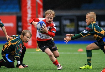 230815 - Cardiff Blues Under 8s Tag Festival - Beddau take on Brecon in semi Final one