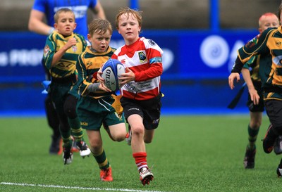 230815 - Cardiff Blues Under 8s Tag Festival - Beddau take on Brecon in semi Final one