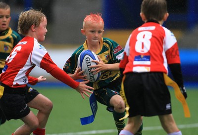 230815 - Cardiff Blues Under 8s Tag Festival - Beddau take on Brecon in semi Final one