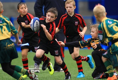 230815 - Cardiff Blues Under 8s Tag Festival - Abercynon take on Beddau in the Final