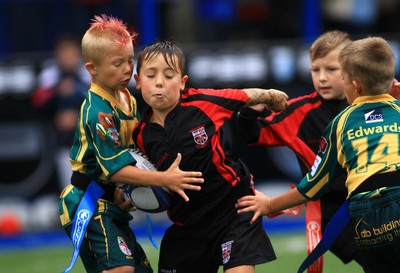 230815 - Cardiff Blues Under 8s Tag Festival - Abercynon take on Beddau in the Final
