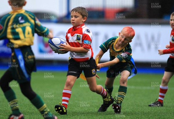 230815 - Cardiff Blues Under 8s Tag Festival - Beddau take on Brecon in semi Final one