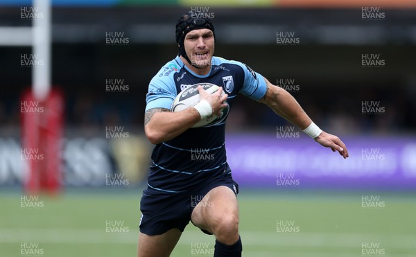 200816 - Cardiff Blues v Bristol Rugby - Pre Season Friendly - Tom James of Cardiff Blues