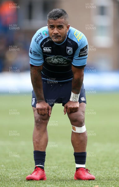 200816 - Cardiff Blues v Bristol Rugby - Pre Season Friendly - Rey Lee Lo of Cardiff Blues