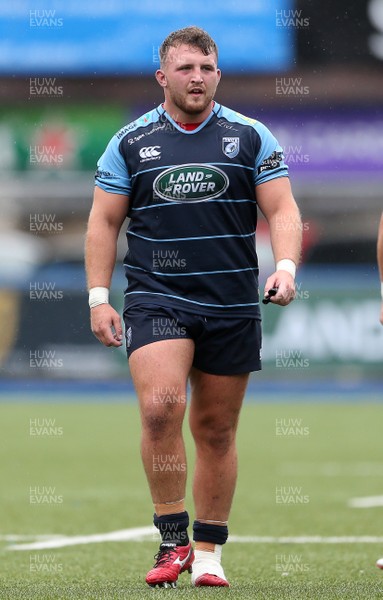 200816 - Cardiff Blues v Bristol Rugby - Pre Season Friendly - Dillon Lewis of Cardiff Blues