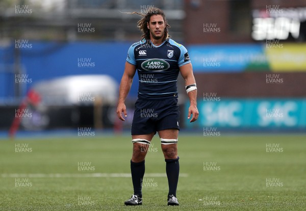 200816 - Cardiff Blues v Bristol Rugby - Pre Season Friendly - Josh Navidi of Cardiff Blues