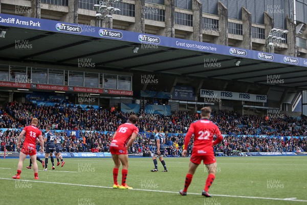 200816 - Cardiff Blues v Bristol Rugby - Pre Season Friendly - Cardiff Arms Park South Stand