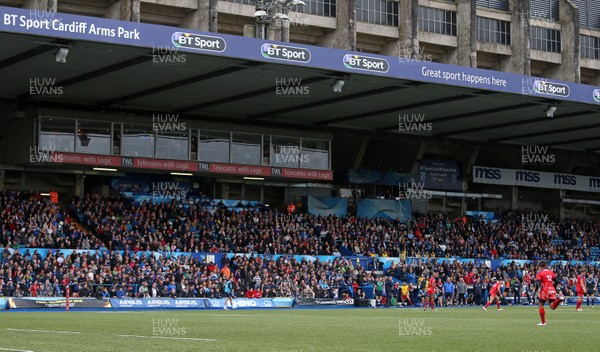 200816 - Cardiff Blues v Bristol Rugby - Pre Season Friendly - Cardiff Arms Park South Stand