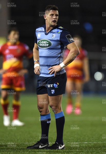 061017 - Cardiff Blues v Dragons Rugby - Guinness PRO14 - Lloyd Williams of Cardiff Blues