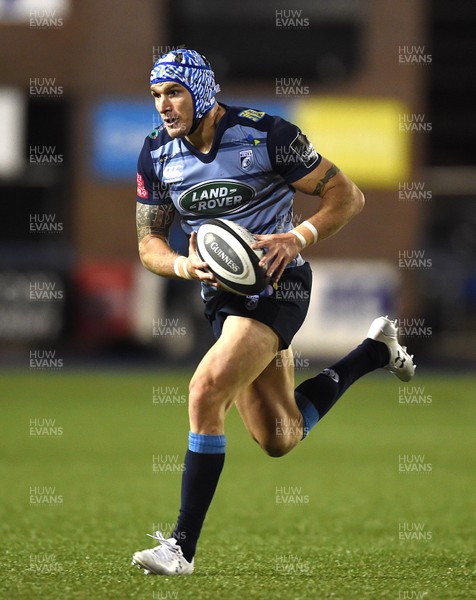 061017 - Cardiff Blues v Dragons Rugby - Guinness PRO14 - Tom James of Cardiff Blues