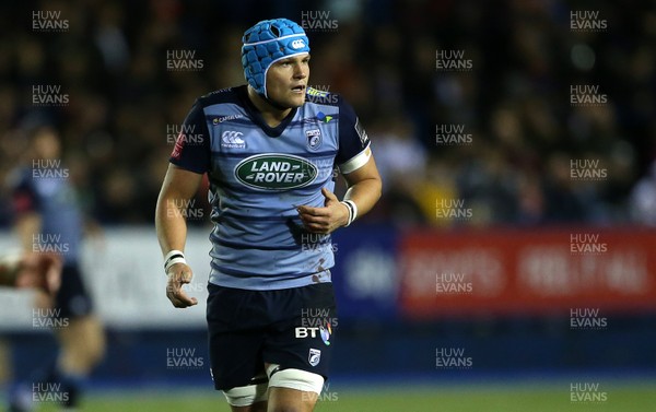 061017 - Cardiff Blues v Dragons Rugby - Guinness PRO14 - Olly Robinson of Cardiff Blues