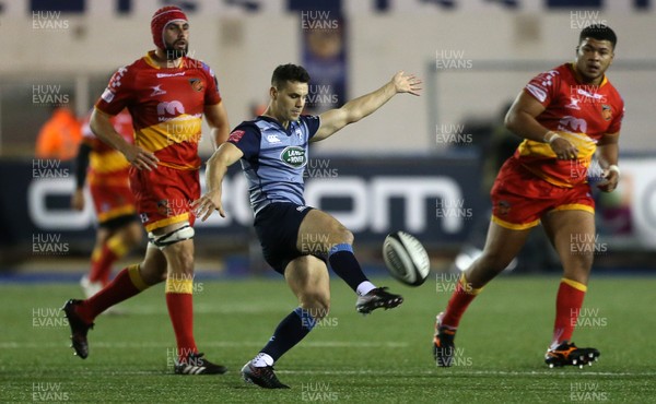 061017 - Cardiff Blues v Dragons Rugby - Guinness PRO14 - Tomos Williams of Cardiff Blues