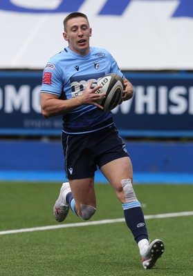 090521 - Cardiff Blues v Dragons, Guinness PRO14 Rainbow Cup - Josh Adams of Cardiff Blues