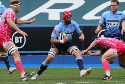 090521 - Cardiff Blues v Dragons, Guinness PRO14 Rainbow Cup - Cory Hill of Cardiff Blues