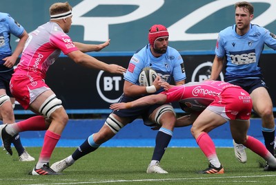 090521 - Cardiff Blues v Dragons, Guinness PRO14 Rainbow Cup - Cory Hill of Cardiff Blues