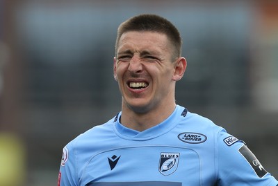 090521 - Cardiff Blues v Dragons, Guinness PRO14 Rainbow Cup - Josh Adams of Cardiff Blues