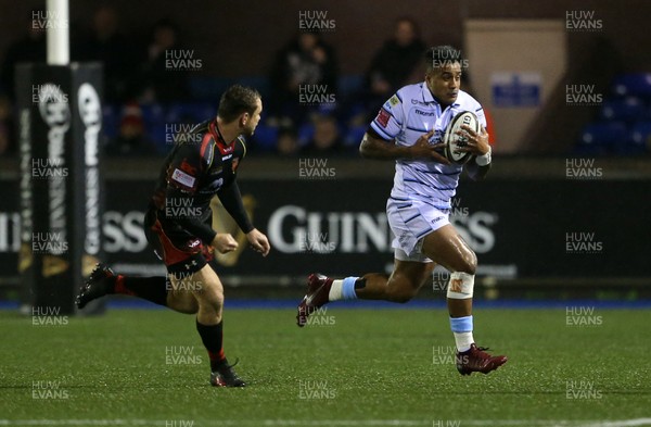211218 - Cardiff Blues v Dragons - Guinness PRO14 - Rey Lee-Lo of Cardiff Blues